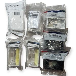 Single Gang Surface Mount Box Assortment Lot of‎ 7 comCables Leviton Commscope